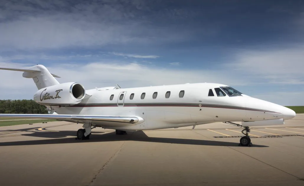 Cessna Citation X on the ground