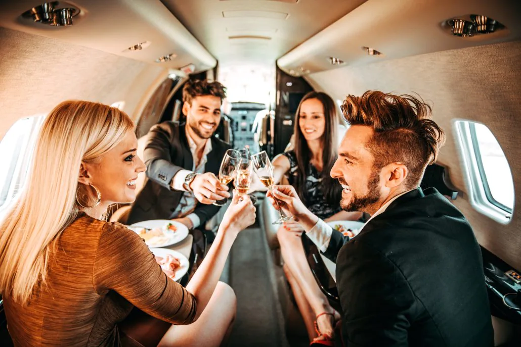 Charter a Private Jet for a Birthday Party